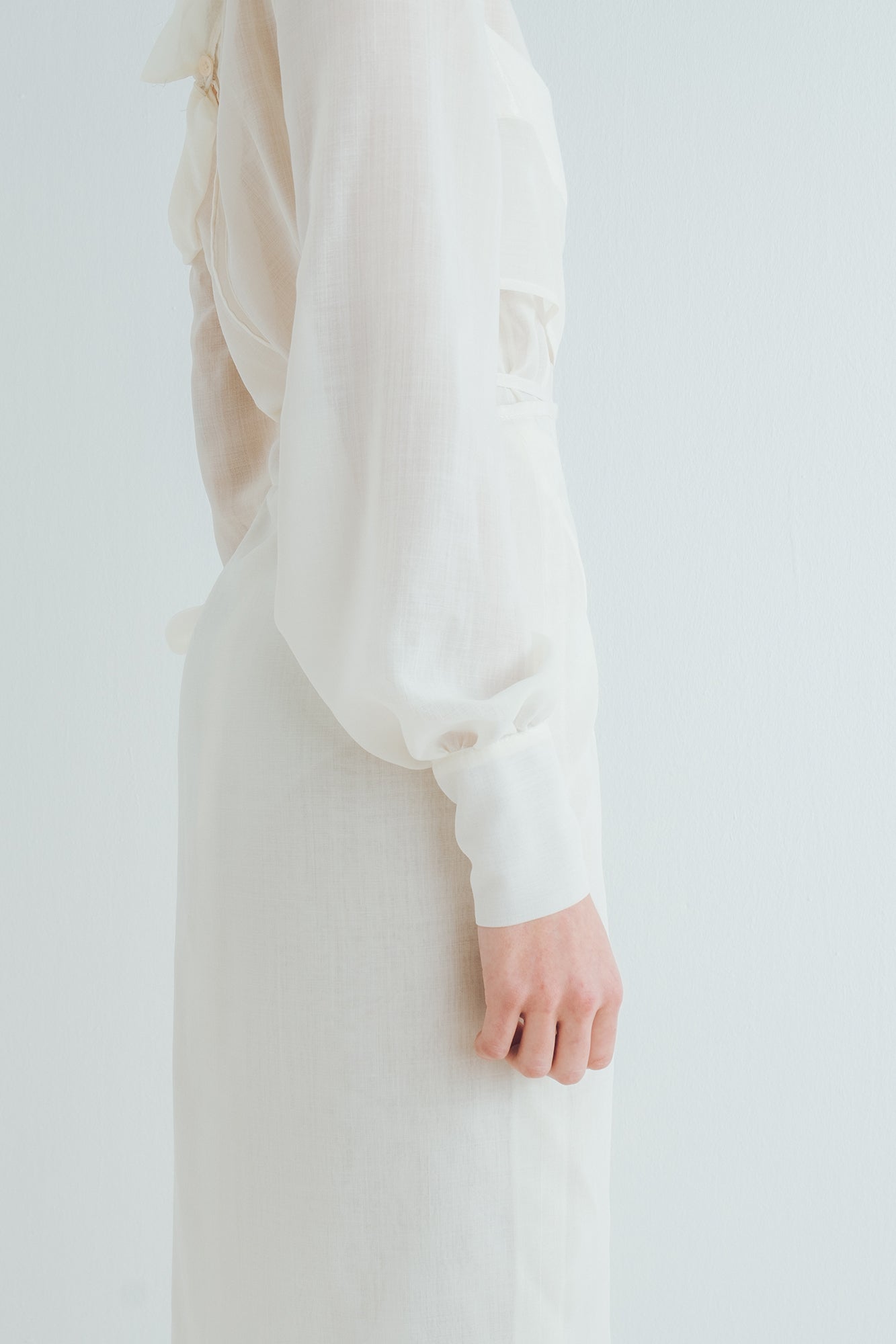 White Linen Dress