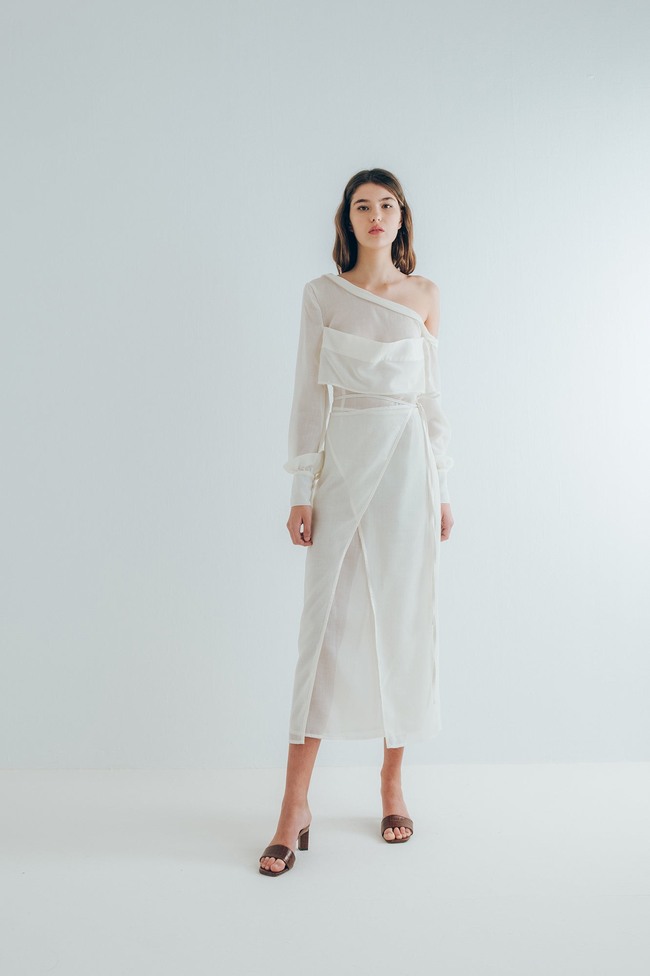 White Linen Dress