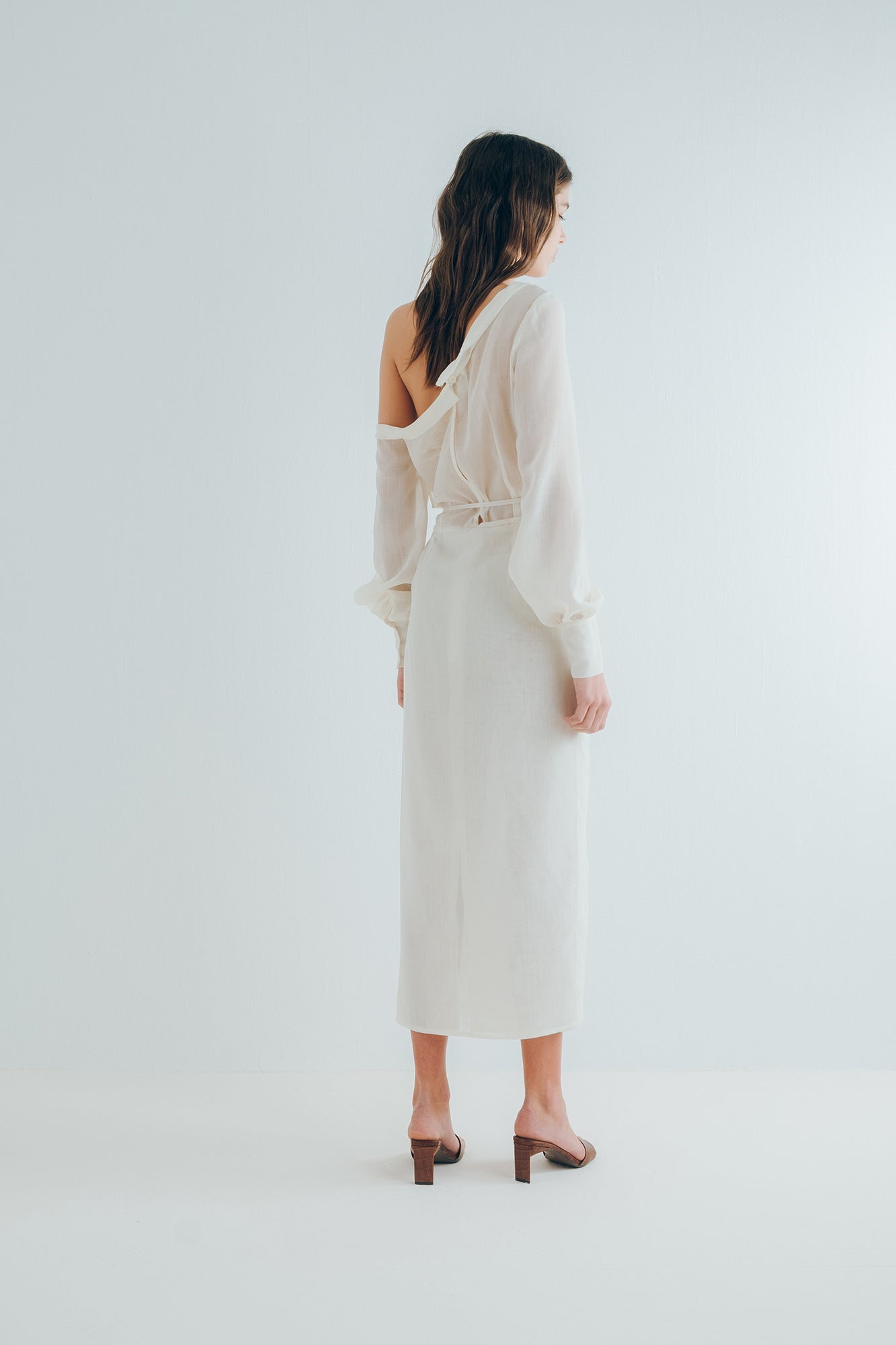 White Linen Dress