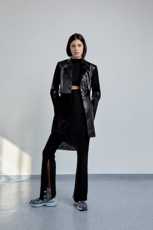 Black combo Ana jacket
