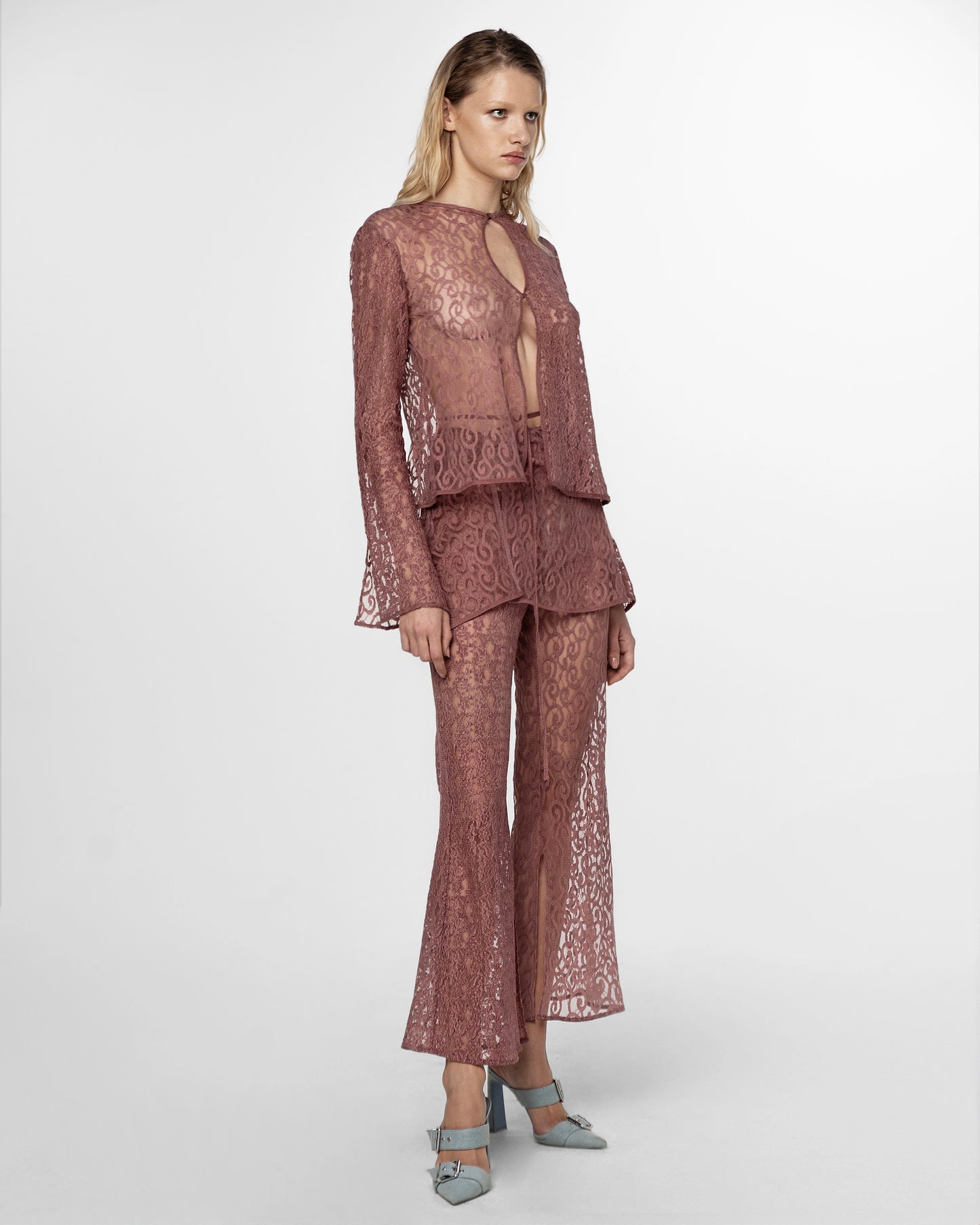 Pink Lace Top