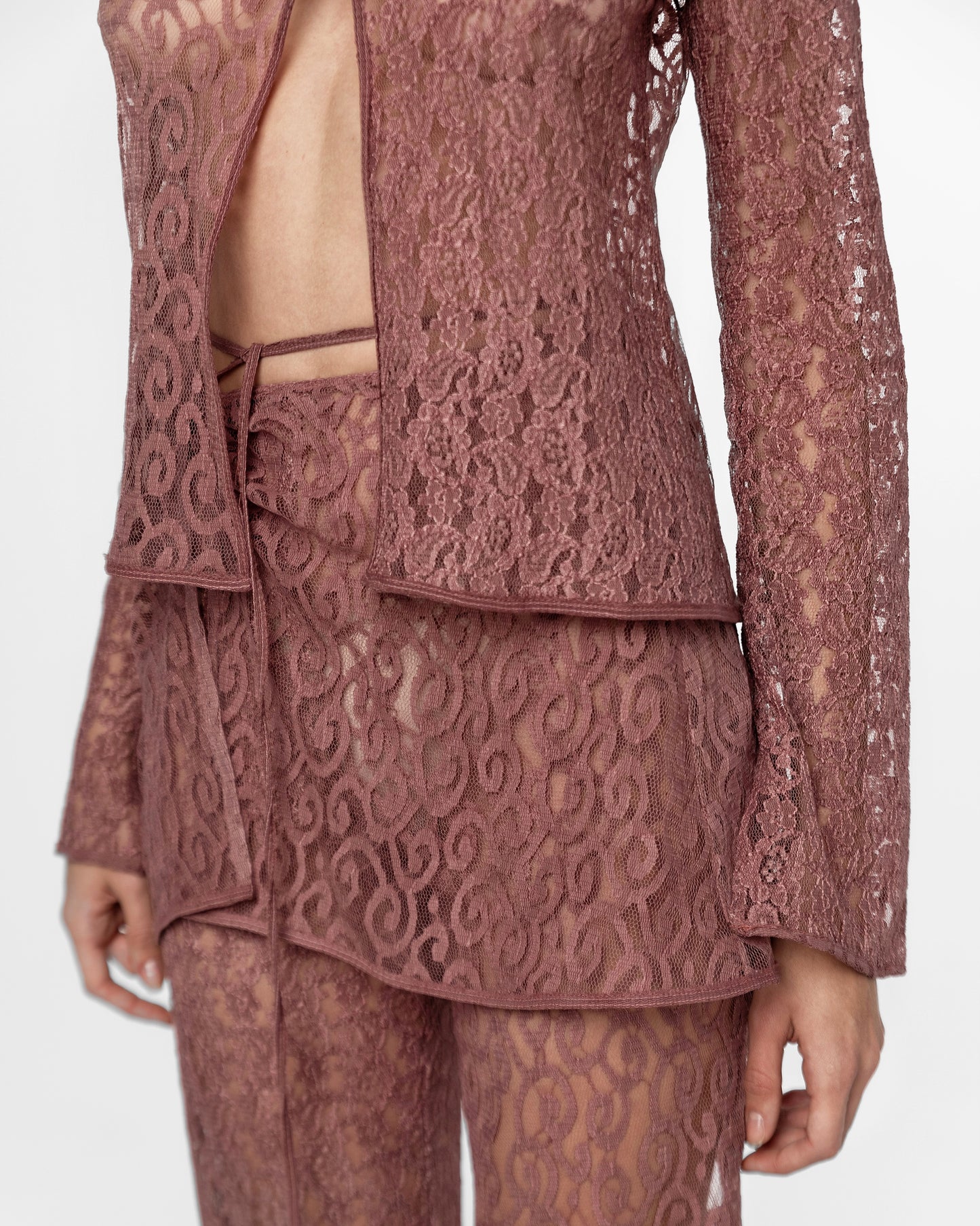 Pink Lace Top
