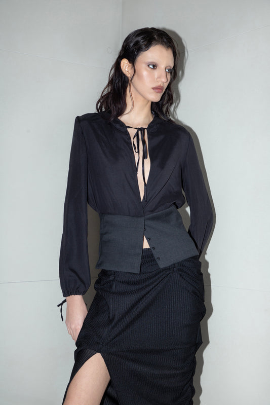 Black Silk hoodie
