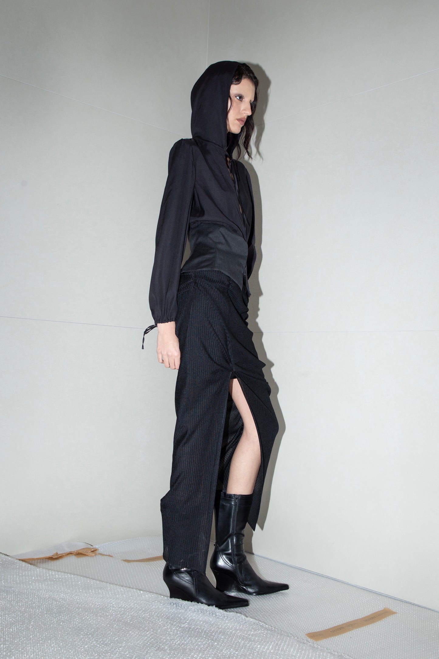 Black Silk hoodie