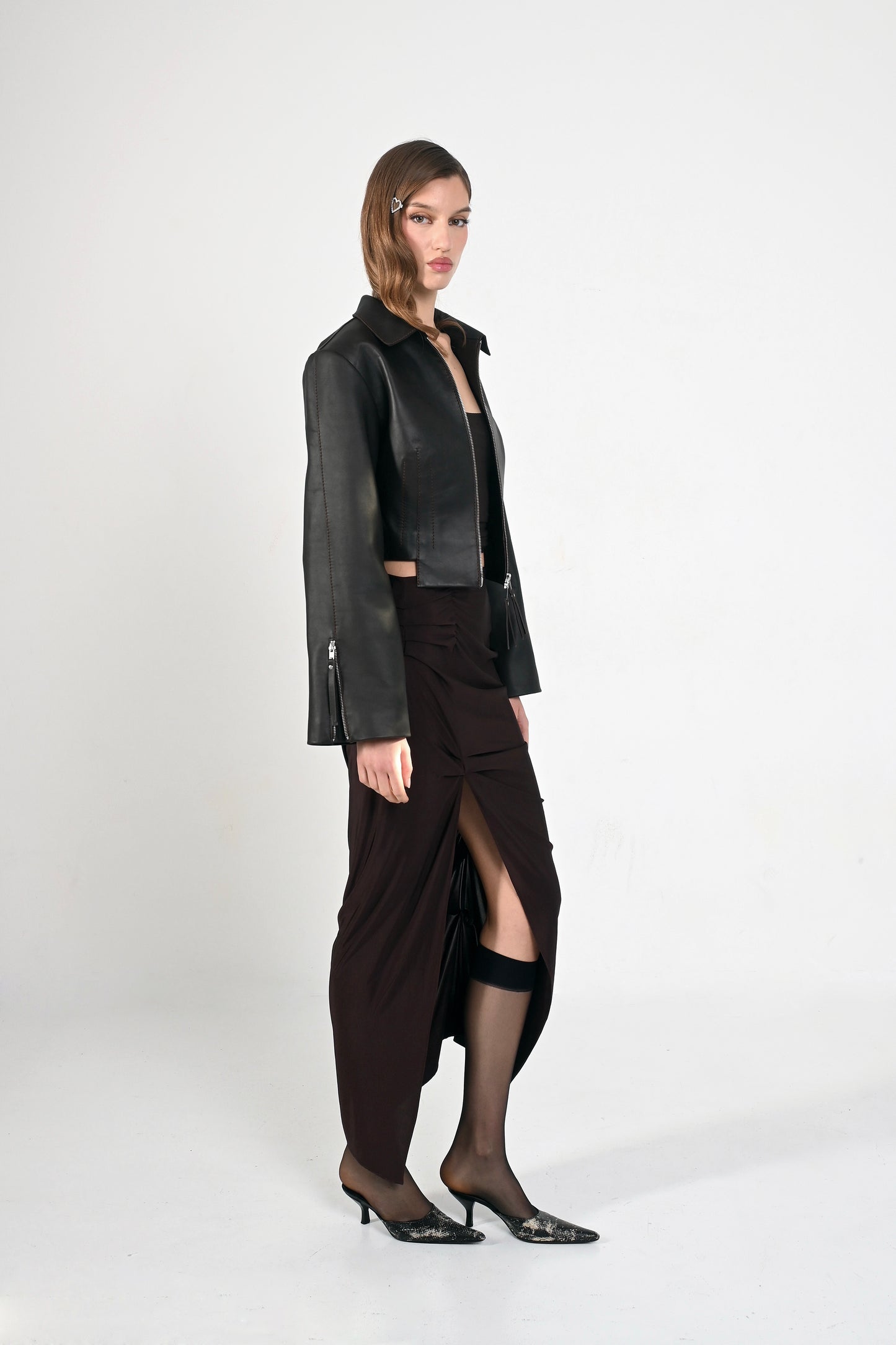 Brown Kamen Leather Jacket
