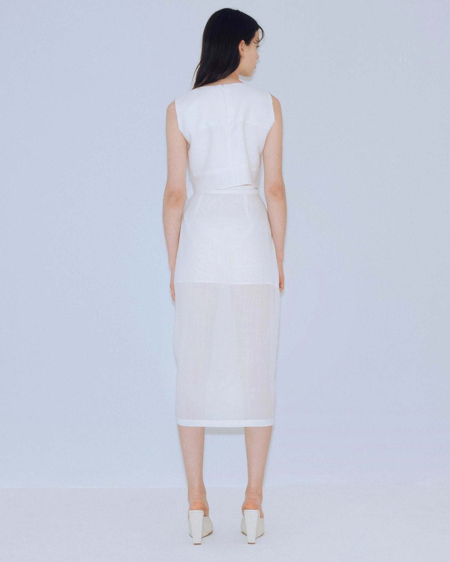 See-through skirt